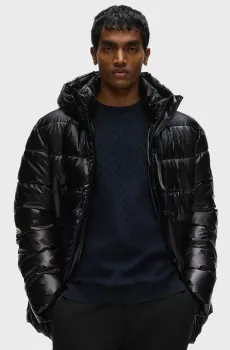 Мужская черная куртка Черный 54 Karl Lagerfeld 564595.505025;990