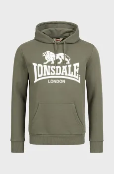 Мужское оливковое худи SHERBORNE Оливковый XXL Lonsdale 114093