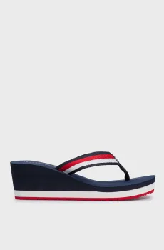 Женские вьетнамки CORPORATE WEDGE BEACH Разноцветный 39 Tommy Hilfiger FW0FW07987