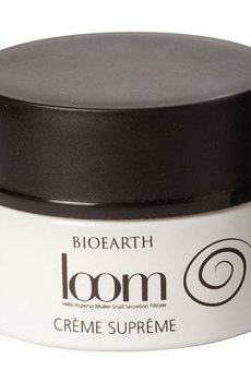 Крем для лица Bioearth Loom Supreme Cream с экстрактом слизи улитки, 50 мл