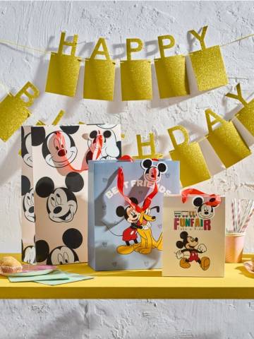 Подарункові пакети, 3 шт. Mickey Mouse - різнобарвний Подарункові пакети, 3 шт. Mickey Mouse - різнобарвний