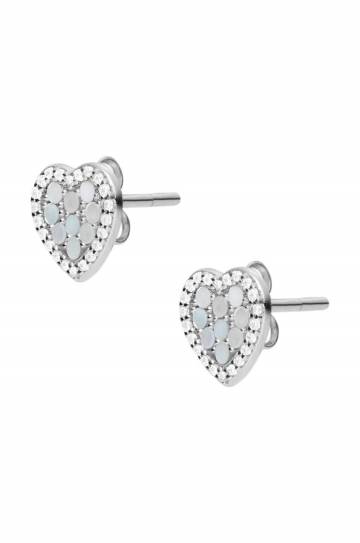 Сережки Fossil цвет серебрянный Сережки Fossil цвет серебрянный