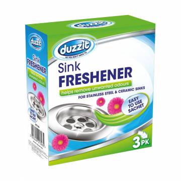 Средство для чистки и нейтрализации запаха для раковины Duzzit Sink Freshener в саше, 3*30 г Средство для чистки и нейтрализации запаха для раковины Duzzit Sink Freshener в саше, 3*30 г