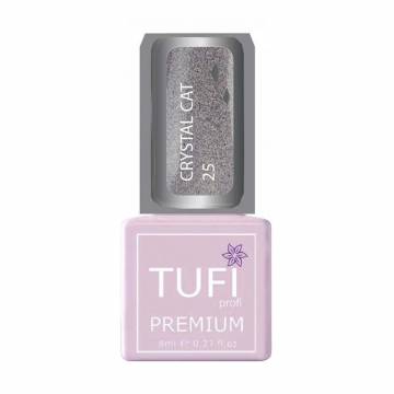 Гель-лак для ногтей Tufi Profi Premium Crystal Cat 25 Аметрин голографик, 8 мл Гель-лак для ногтей Tufi Profi Premium Crystal Cat 25 Аметрин голографик, 8 мл