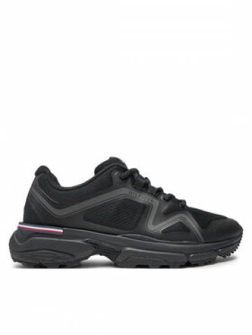 Tommy Hilfiger Снікерcи M Runner Tech Knit FM0FM05109 Чорний Tommy Hilfiger Снікерcи M Runner Tech Knit FM0FM05109 Чорний