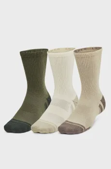 Носки (3 пары) UA Performance Tech 3pk Crew Разноцветный 47.5-50.5 Under Armour 1379512-299