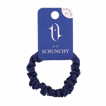 Резинка для волос Tito Beauty, темно-синяя, 1 шт