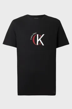 Мужская черная футболка 2TONE Черный XL Calvin Klein Jeans LV14RE829G