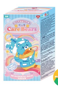 Коллекционная мягкая игрушка-сюрприз Pop Top 1983toys Upset Duck x Care Bears Будь радугой, с кольцом, от 3 лет (AP17183806800C)