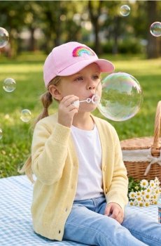 Кепка з 3D аплікацією - рожевий