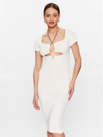 Pinko Трикотажна сукня 101173 A0TU Білий Regular Fit Pinko Трикотажна сукня 101173 A0TU Білий Regular Fit