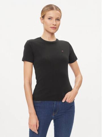 Tommy Hilfiger Футболка New Cody WW0WW40587 Чорний Slim Fit Tommy Hilfiger Футболка New Cody WW0WW40587 Чорний Slim Fit