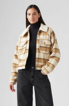 Женская куртка в клетку Разноцветный L Levi’s® A9369;0000
