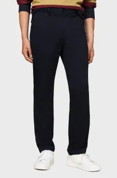 Мужские темно-синие чиносы DENTON CHINO SATIN Синий 30-32 Tommy Hilfiger MW0MW37873