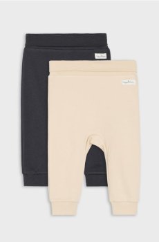 Бавовняні штани soft touch 2 pack - бежевий
