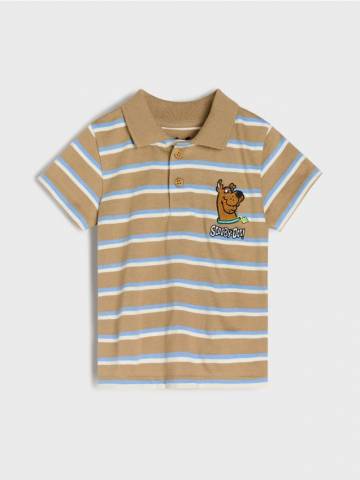 Сорочка поло Scooby-Doo - кавовий Сорочка поло Scooby-Doo - кавовий
