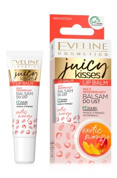 Уценка! Бальзам для губ Eveline Cosmetics Juicy Kisses Exotic Mango Lip Balm Экзотическое манго, 12 мл