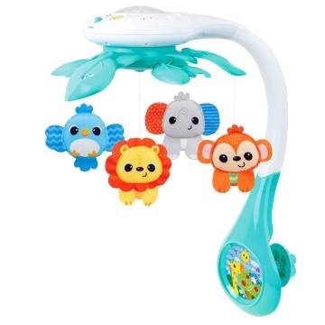 Музичний мобіль WinFun Jungle pals із проектором (240101-NL) Музичний мобіль WinFun Jungle pals із проектором (240101-NL)