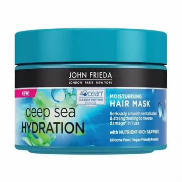 Увлажняющая маска для волос John Frieda Deep Sea Hydration Moisturising Hair Mask, 250 мл Увлажняющая маска для волос John Frieda Deep Sea Hydration Moisturising Hair Mask, 250 мл