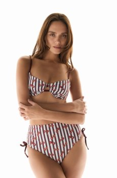 Reserved - Верх пляжного купальника - темно-фіолетовий - 455HP-49X