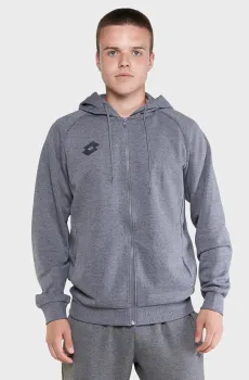 Мужское серое худи ELITE SWEAT FZ HD MEL CO Серый L Lotto 216569/P73