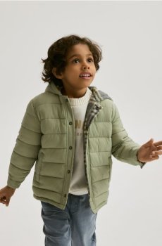 Reserved - Двостороння куртка - світло-зелений - 842HF-70X