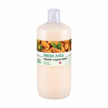 Жидкое крем-мыло Fresh Juice Миндаль, с увлажняющим миндальным маслом, 1 л Жидкое крем-мыло Fresh Juice Миндаль, с увлажняющим миндальным маслом, 1 л
