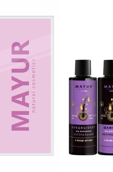 Подарочный набор Mayur Argan против выпадения волос (шампунь, 200 мл + кондиционер, 200 мл)