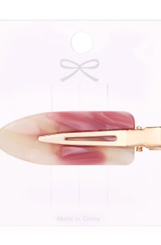 Бесшовная заколка для волос, сакура, темно-розовая, 1 шт (E25092634)