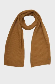 Мужской коричневый шарф ESSENTIAL FLAG Коричневый ONESIZE Tommy Hilfiger AM0AM11480