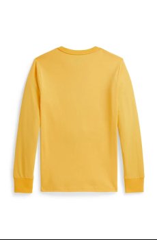 Хлопковый детский лонгслив Polo Ralph Lauren