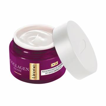 Разглаживающий крем для лица Lirene Collagen Glow 50+, 50 мл Разглаживающий крем для лица Lirene Collagen Glow 50+, 50 мл