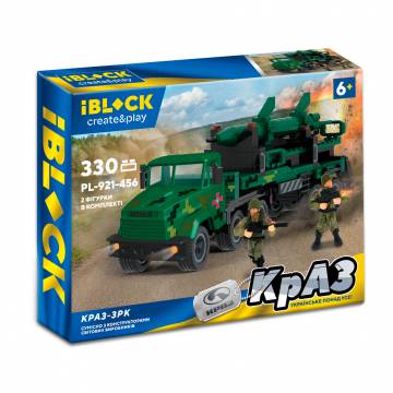 Конструктор IBLOCK Армія КрАЗ ЗРК 330 деталей (PL-921-456) Конструктор IBLOCK Армія КрАЗ ЗРК 330 деталей (PL-921-456)