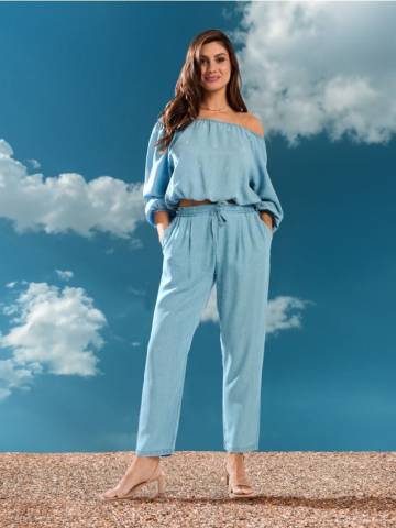 Штани comfort fit - light blue Штани comfort fit - light blue