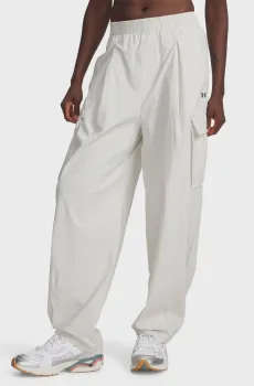 Женские белые спортивные брюки UA Unstoppable Rstop Cargo Белый XS Under Armour 6007025-110