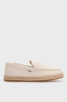 Мужские бежевые замшевые эспадрильи FLEXIBLE Бежевый 42 Tommy Hilfiger FM0FM05794