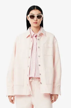 Женская розовая рубашка Розовый 38 Lacoste BF2125HCZ