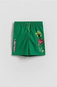 Reserved - Плавальні шорти Minecraft - темно-зелений - 646IA-79X