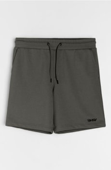 Бавовняні шорти - темно-зелений