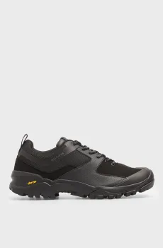 Мужские черные кожаные кроссовки VIBRAM Черный 44 Tommy Hilfiger FM0FM05657