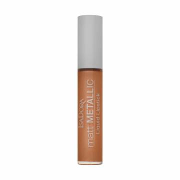 Жидкая помада для губ IsaDora Matt Metallic Liquid Lipstick, 80 Gold Digger, 7 мл Жидкая помада для губ IsaDora Matt Metallic Liquid Lipstick, 80 Gold Digger, 7 мл