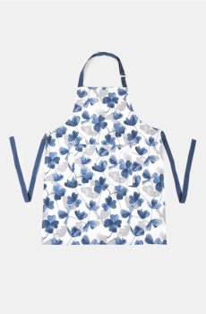 Фартух з мотивом конюшини - індиго