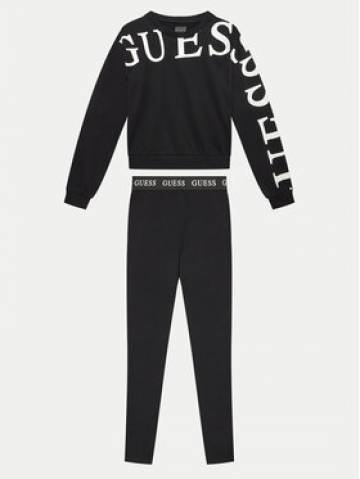 Guess Спортивний костюм J4YG01 KA6R4 Чорний Regular Fit Guess Спортивний костюм J4YG01 KA6R4 Чорний Regular Fit