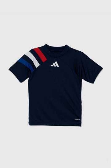 Детская футболка adidas Performance FORTORE23SY цвет синий узорный IK5727 Детская футболка adidas Performance FORTORE23SY цвет синий узорный IK5727