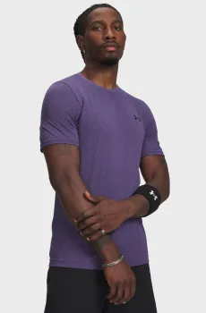 Мужская фиолетовая футболка Vanish Seamless Novelty SS Фиолетовый L Under Armour 6010603-520