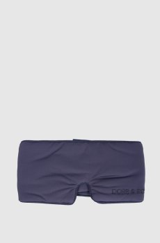 Синяя охлаждающая маска для сна с логотипом