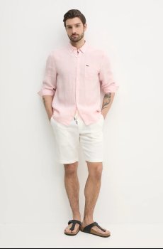 Льняная рубашка Lacoste