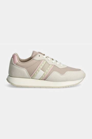 Кроссовки Tommy Jeans TJW EVA RUNNER MAT MIX ESS цвет бежевый EN0EN02510 Кроссовки Tommy Jeans TJW EVA RUNNER MAT MIX ESS цвет бежевый EN0EN02510