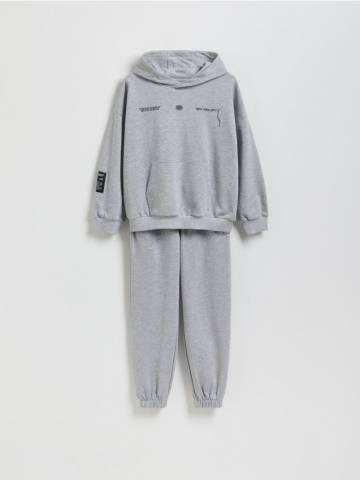 Reserved - Бавовняний комплект - світло-сірий - 119FI-09M