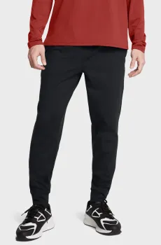 Мужские черные спортивные брюки UA Meridian Joggers Черный M Under Armour 1386978-001